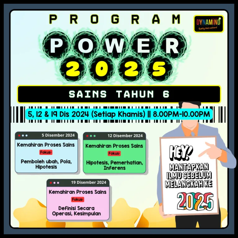 Noprice ALL - Program POWER Sains Tahun 6 - Dis 2024